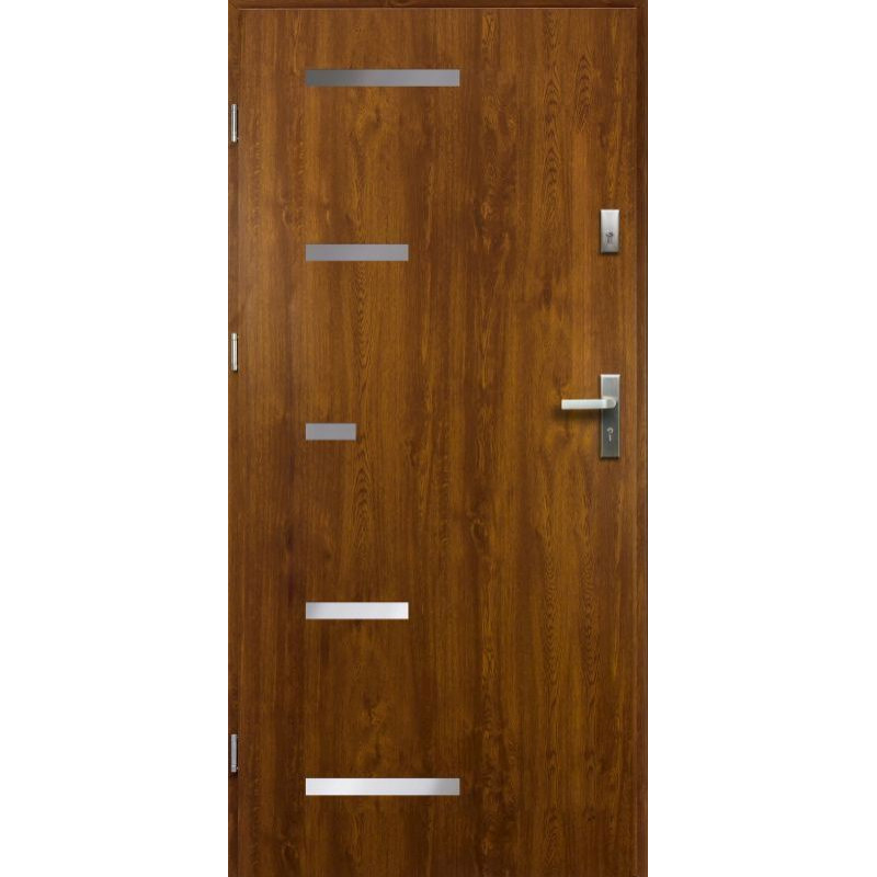 Drzwi Zewnętrzne Sparta Złoty Dąb 55 mm