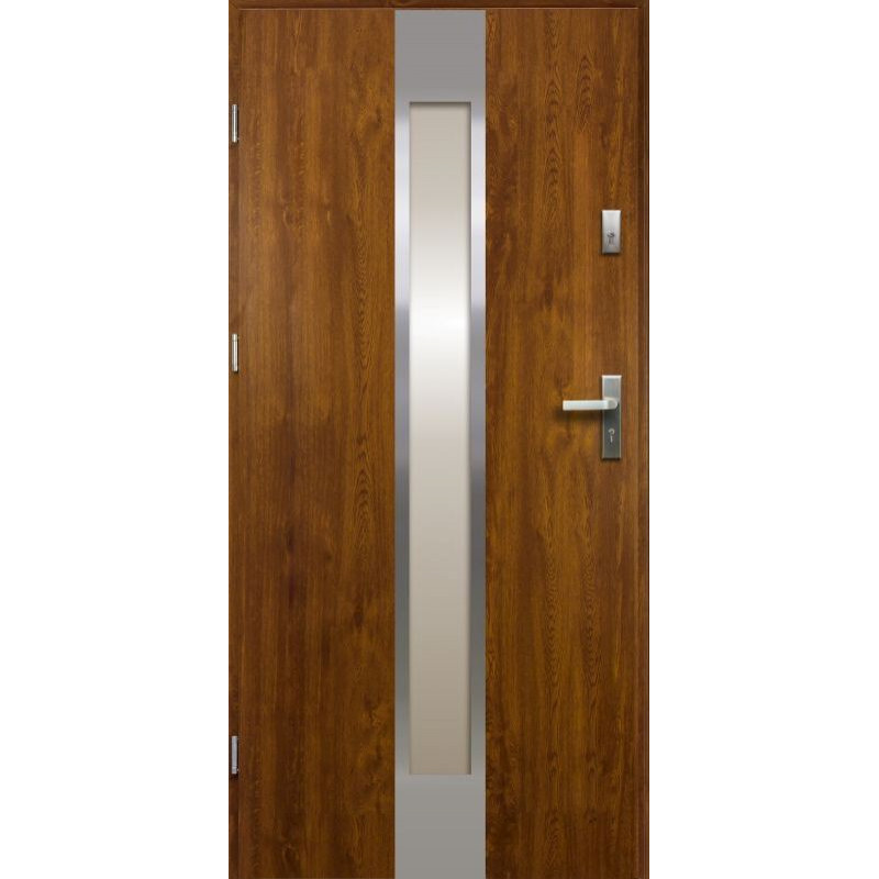 Drzwi Zewnętrzne Neptun Złoty Dąb 55 mm