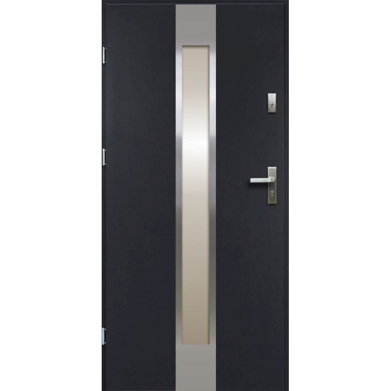 Drzwi Zewnętrzne Neptun Antracyt 55 mm