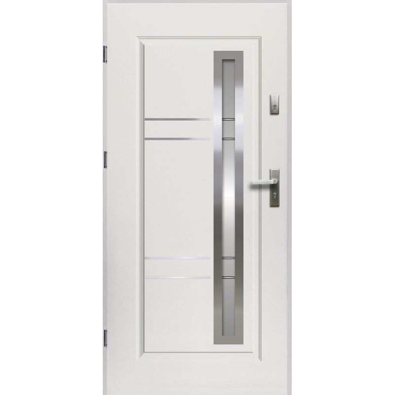 Drzwi Zewnętrzne Apollo Białe 55 mm