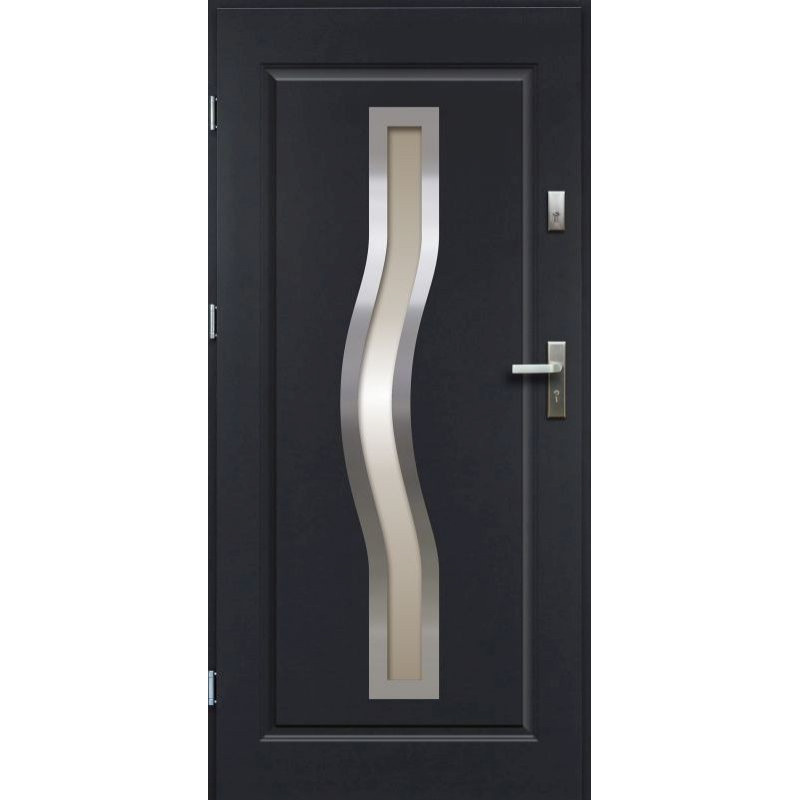 Drzwi Zewnętrzne Ceres Antracyt 55 mm