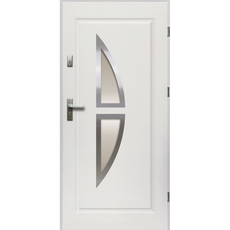 Drzwi Zewnętrzne Kronos Białe 55 mm