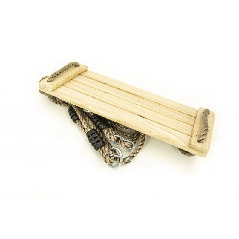 Wytrzymałe Drewniane Siedzisko Huśtawki