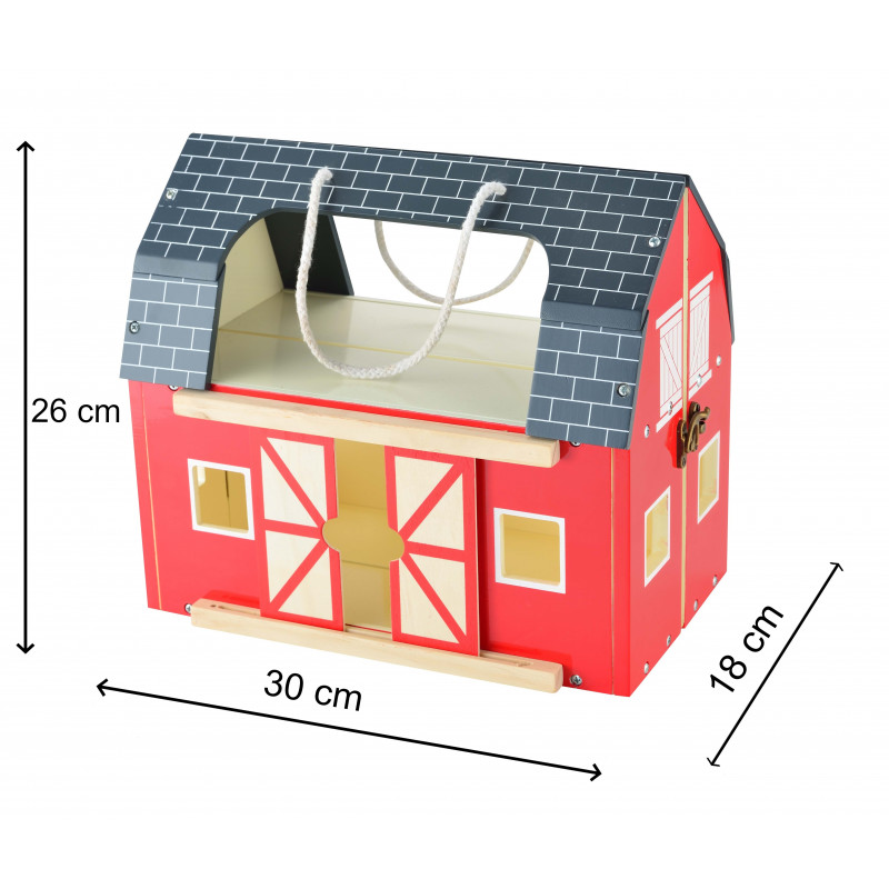 Składana Drewniana Farma Dla Dzieci Zabawka Figurki