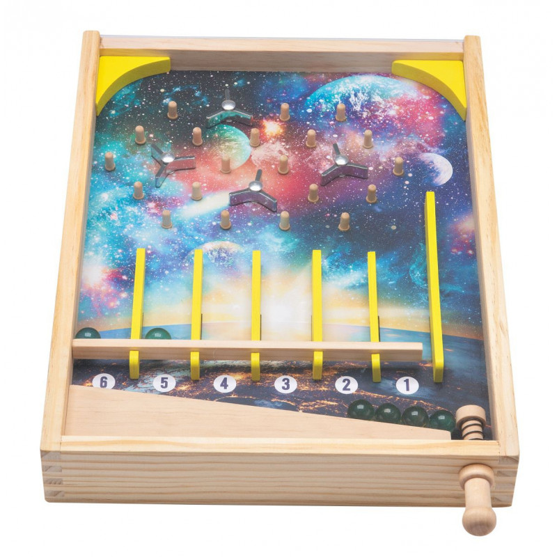 Drewniana Zabawka Gra Dla Dzieci Pinball od 4iQ