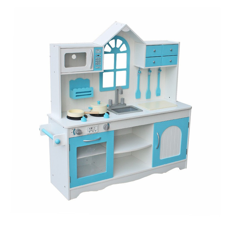 ADRIANNA PIĘKNA PRZESTRONNA KUCHNIA DLA DZIECI  Z AKCESORIAMI