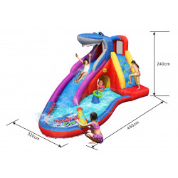 Dmuchany zamek REKIN trampolina HappyHop dmuchawa