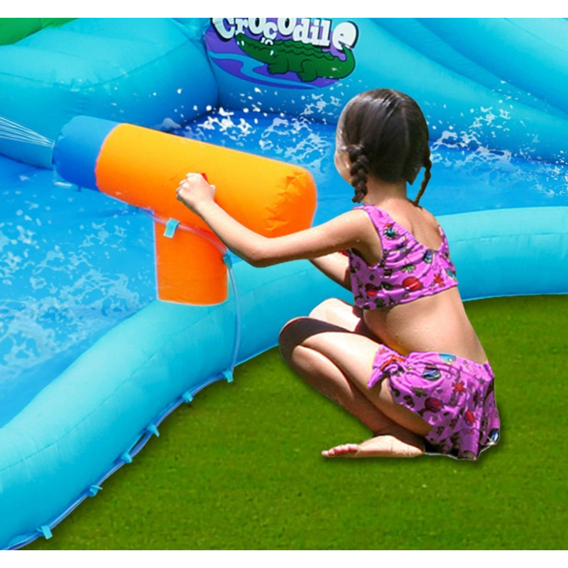 Dmuchany duży zamek KROKODYL trampolina HappyHop Dmuchany duży zamek KROKODYL trampolina HappyHop