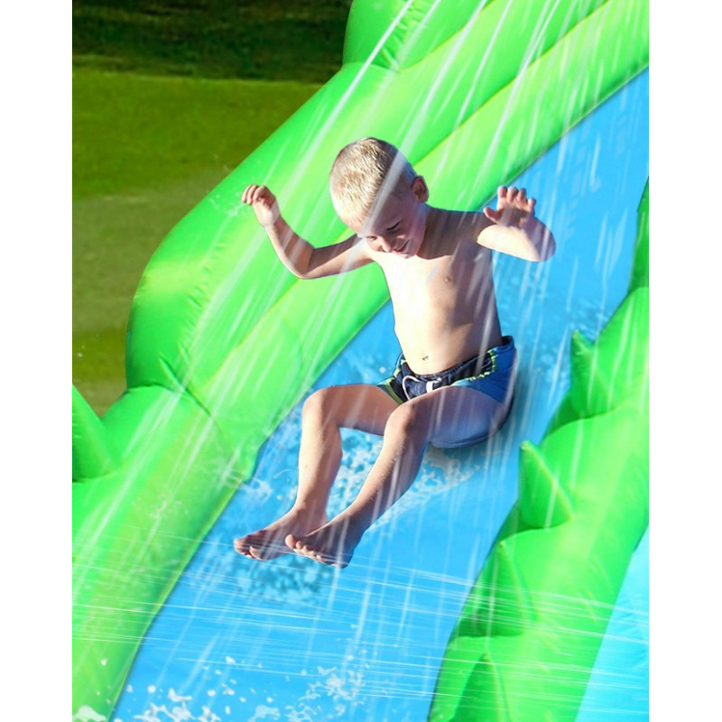 Dmuchany duży zamek KROKODYL trampolina HappyHop Dmuchany duży zamek KROKODYL trampolina HappyHop