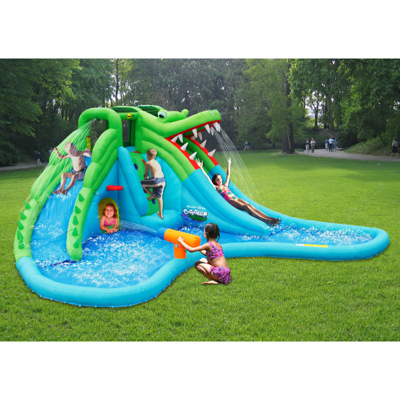 Dmuchany duży zamek KROKODYL trampolina HappyHop Dmuchany duży zamek KROKODYL trampolina HappyHop