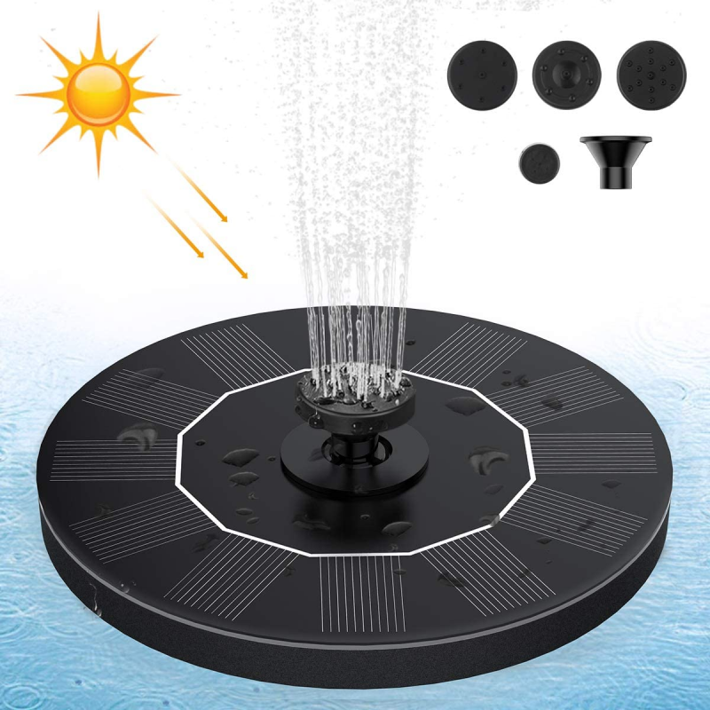 Fontanna Pompa Solarna Ogrodowa Lotos fi 160 mm