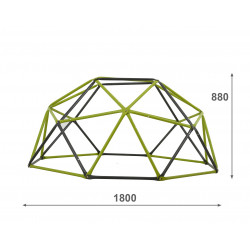 Metalowa Sfera Kopuła Do Wspinania Na Plac Zabaw