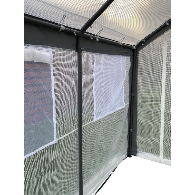 Ogrodowy Tunel Foliowy LUX 180x240x230 CM PREMIUM Ogrodowy Tunel Foliowy LUX 180x240x230 CM PREMIUM