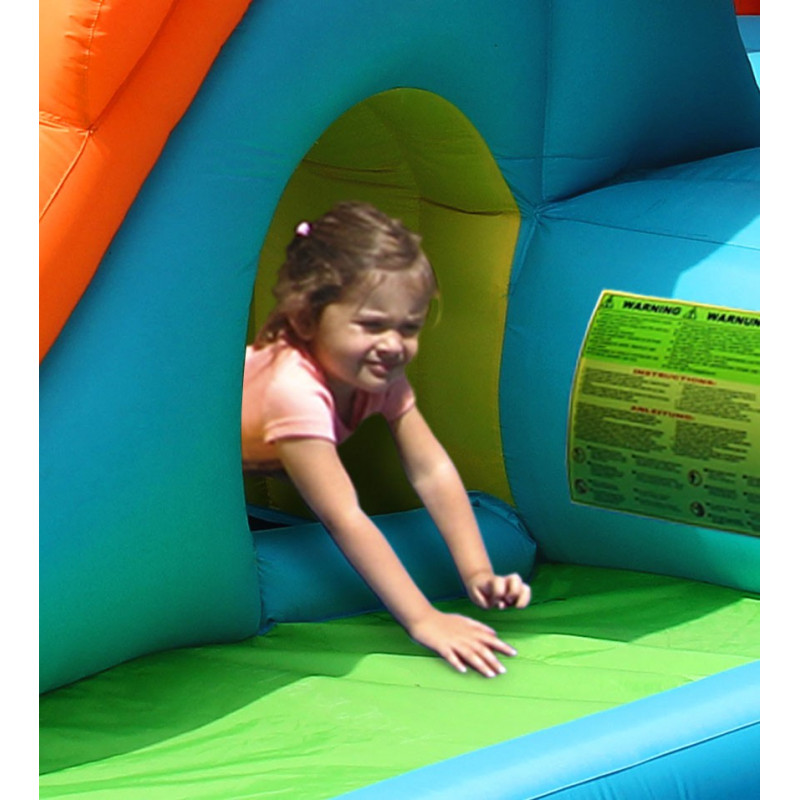 Dmuchany duży zamek KROKODYL trampolina HappyHop