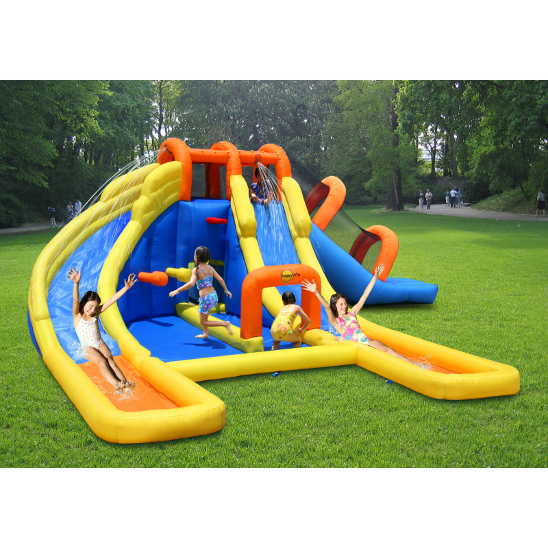 Dmuchany duży zamek KROKODYL trampolina HappyHop Dmuchany duży zamek KROKODYL trampolina HappyHop