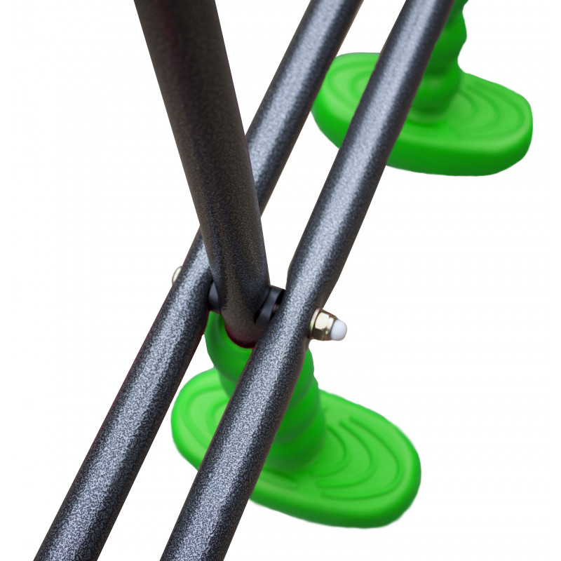 Duża Metalowa Huśtawka Mila Jasnozielona XL