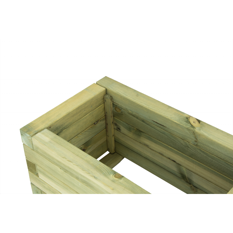 Duża Drewniana Donica Ogrodowa Impregnat 80x47x37,5 cm