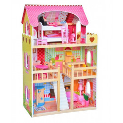 LENA - Drewniany domek dla lalek