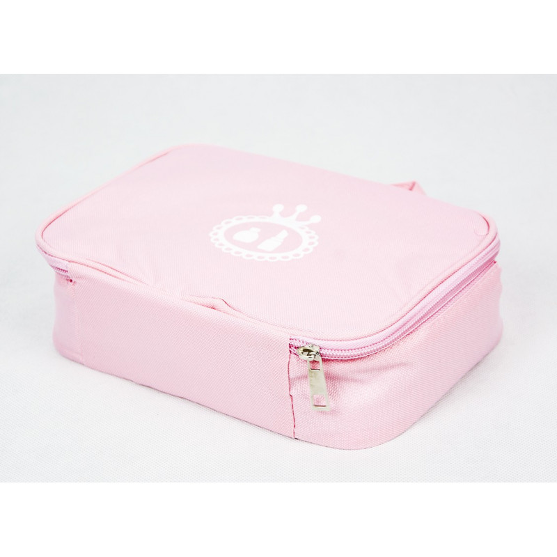 Drewniany Zestaw Do Makijażu z Kosmetyczką