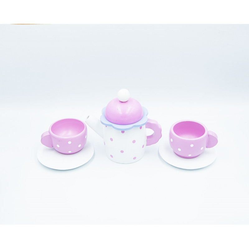 Drewniany Serwis Do Herbaty Dla Dzieci