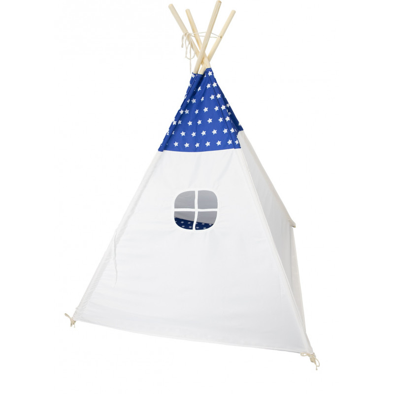 Niebieskie Tipi Dla Dzieci W Gwiazdki Z Poduszkami Niebieskie Tipi Dla Dzieci W Gwiazdki Z Poduszkami