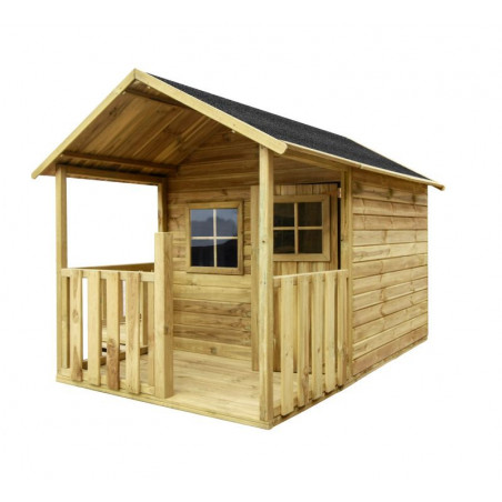 Drewniany domek ogrodowy dla dzieci - Blanka