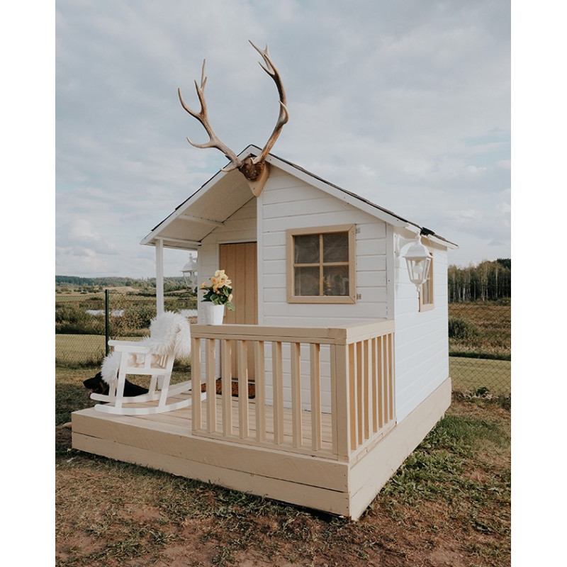 Drewniany Domek Ogrodowy Dla Dzieci Marcin na Platformie Scenie