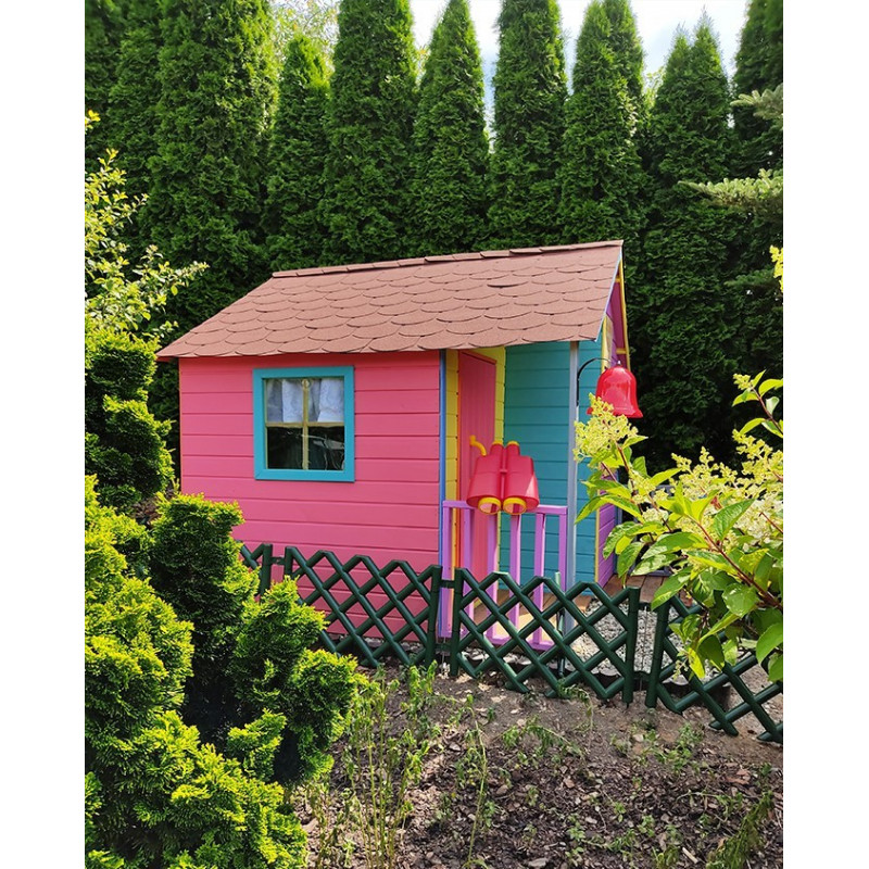 Drewniany Domek Ogrodowy Dla Dzieci Marcin na Platformie Scenie