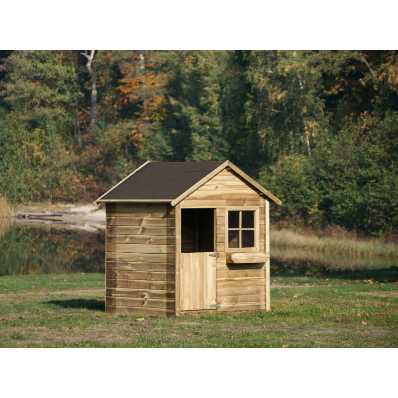 Drewniany domek ogrodowy dla dzieci - Mateusz