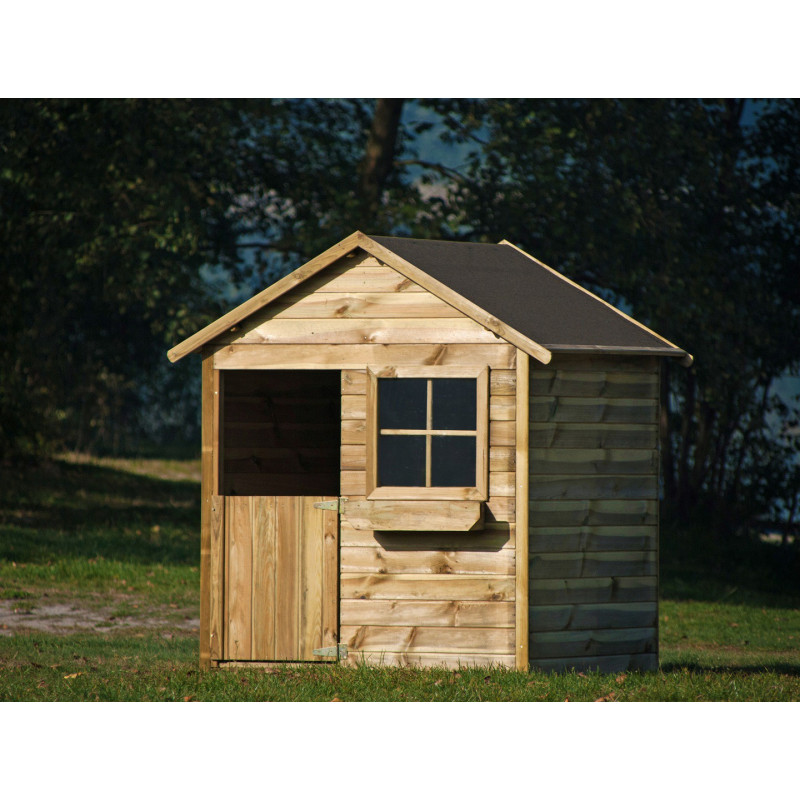 Drewniany domek ogrodowy dla dzieci - Mateusz