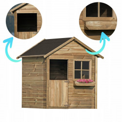 Domek Mateusz - drewniany domek dla dzieci