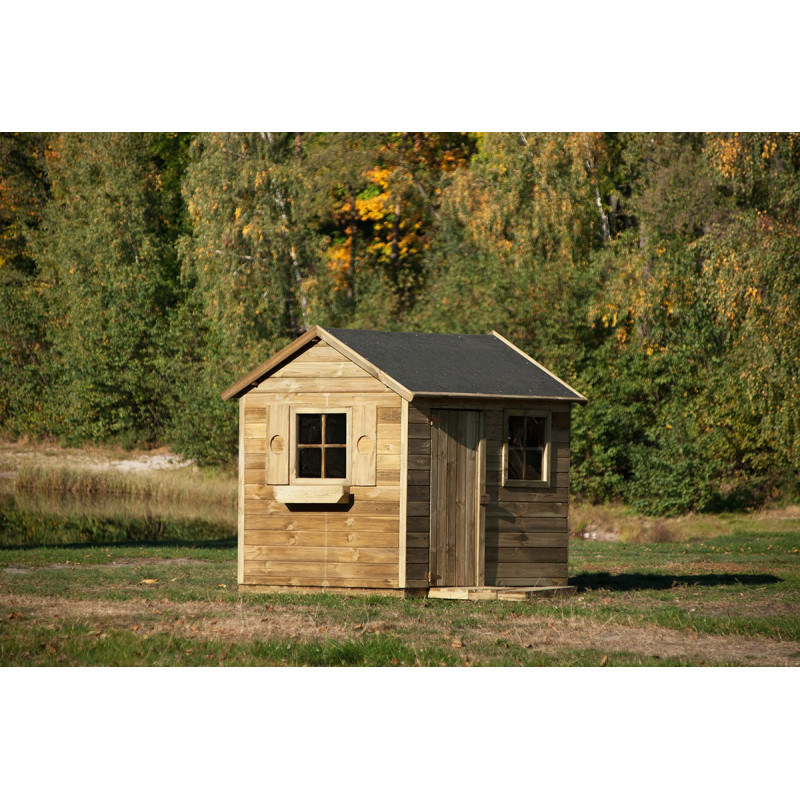 Drewniany domek ogrodowy dla dzieci - Witek