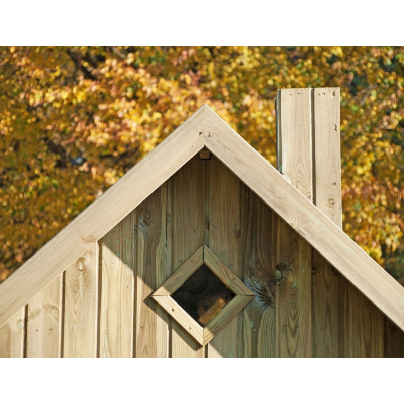 Drewniany Domek Ogrodowy Dla Dzieci Maja na Platformie Scenie