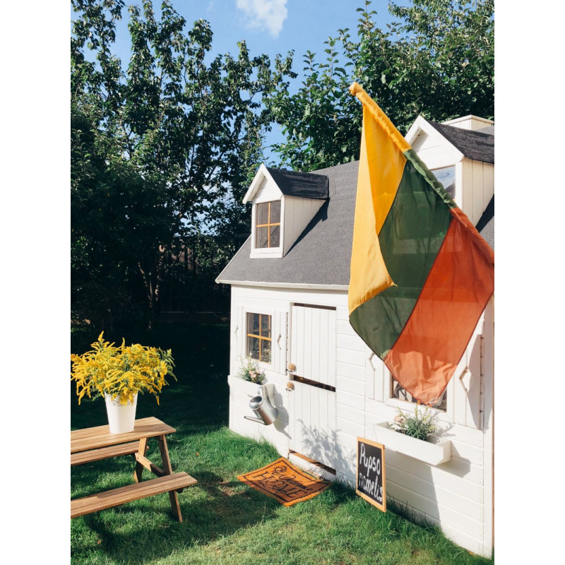 Drewniany Domek Ogrodowy Dla Dzieci Maria na Platformie Scenie