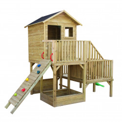 Drewniany domek ogrodowy dla dzieci - Hubert