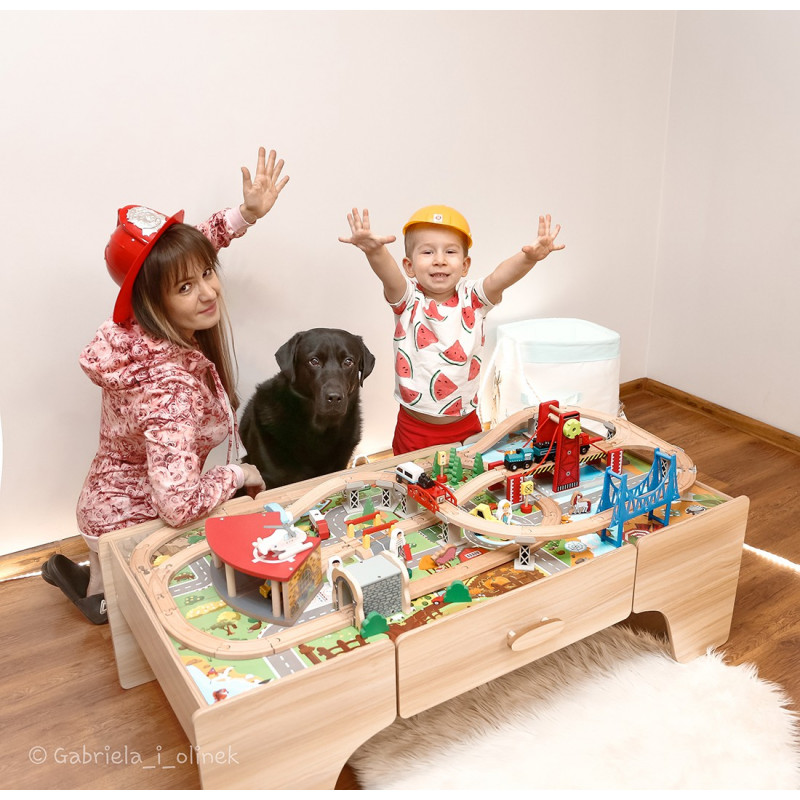 Kolejka Tomek - zestaw drewniany