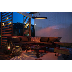 Promiennik Pluton Czarny Panel Grzewczy IR 2000W + Pilot