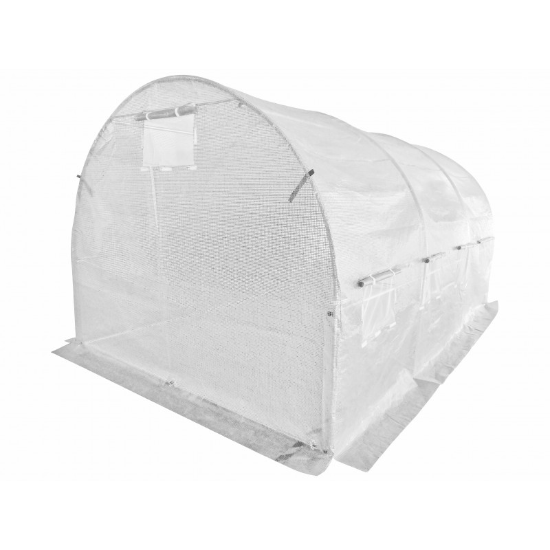 Tunel Szklarniowy 10m2 PREMIUM WHITE 2,5x4m Tunel Szklarniowy 10m2 PREMIUM WHITE 2,5x4m