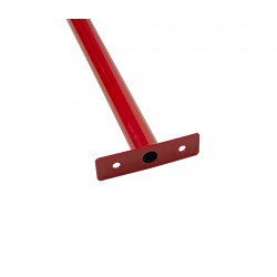 Metalowy drążek na plac zabaw 90 cm czerwony