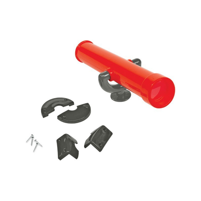 Zestaw akcesoriów na plac zabaw czerwony + ślizg fala