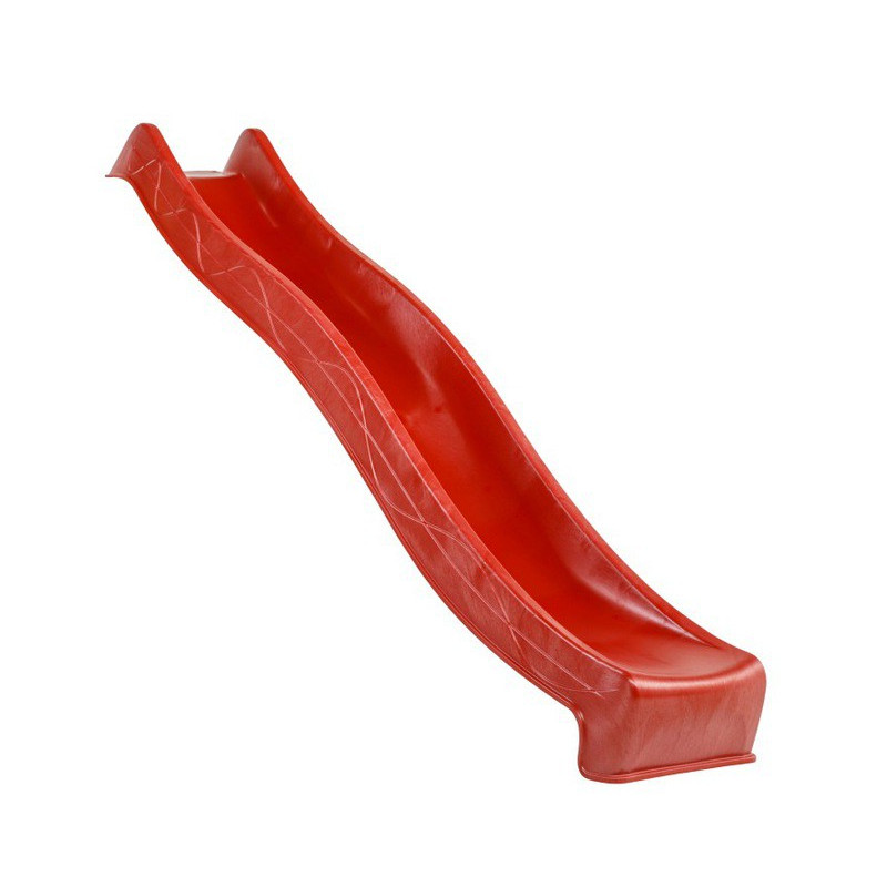 Zestaw akcesoriów na plac zabaw czerwony + ślizg fala