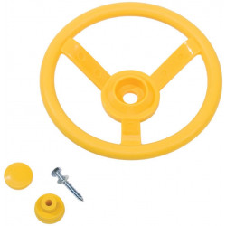 Zestaw akcesoriów na plac zabaw Żółty z siatka wspinaczkową
