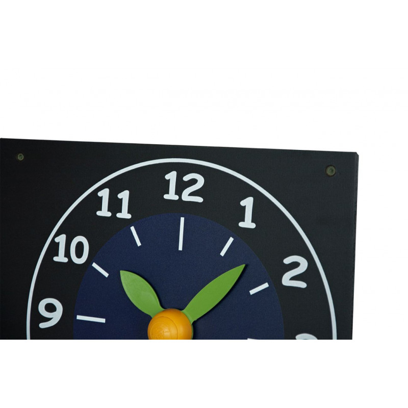 Czarna tablica kredowa ZEGAR