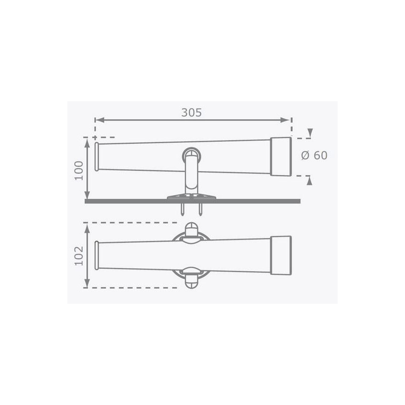 Teleskop na place zabaw - Zabawka edukacyjna - Niebieski