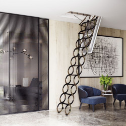 Schody przeciwpożarowe 'FIRE EI2 60' - 70x100cm