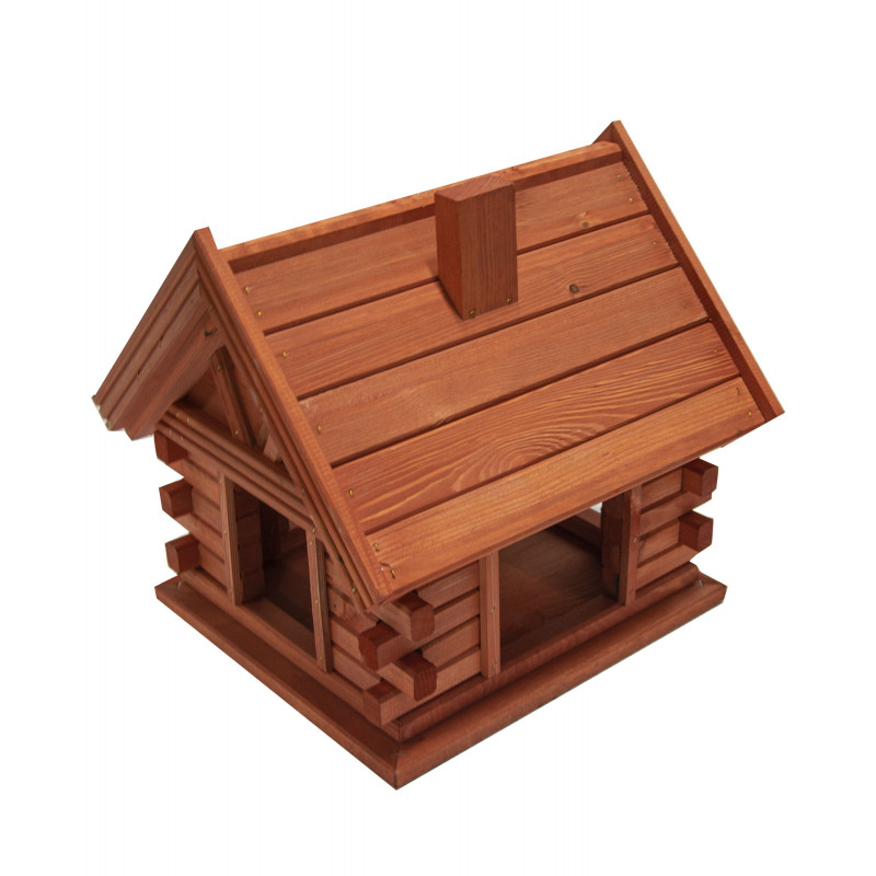 Karmnik dla ptaków SOLIDNY drewniany BOGATKA IV