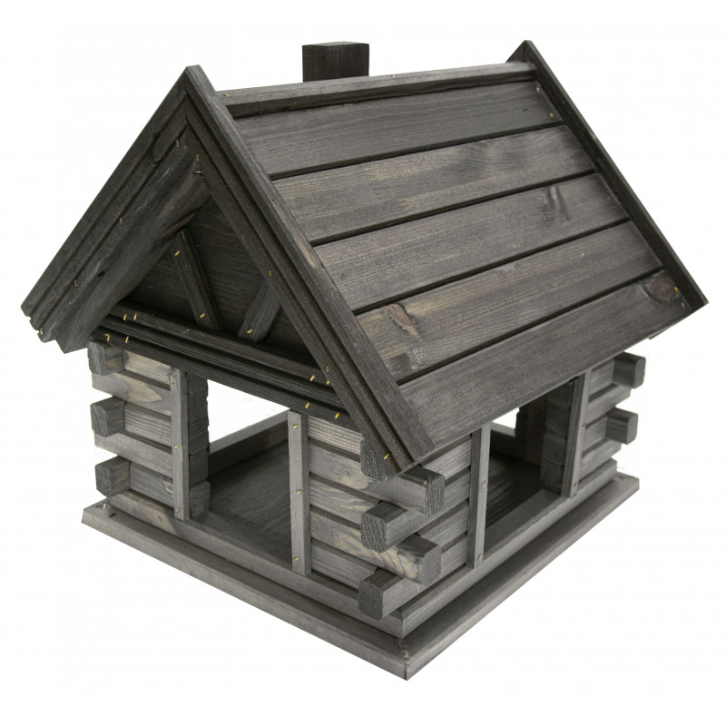 Karmnik dla ptaków SOLIDNY drewniany BOGATKA VII