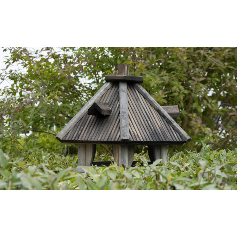 Karmnik dla ptaków MASYWNY drewniany DUDEK VIII Karmnik dla ptaków MASYWNY drewniany DUDEK VIII