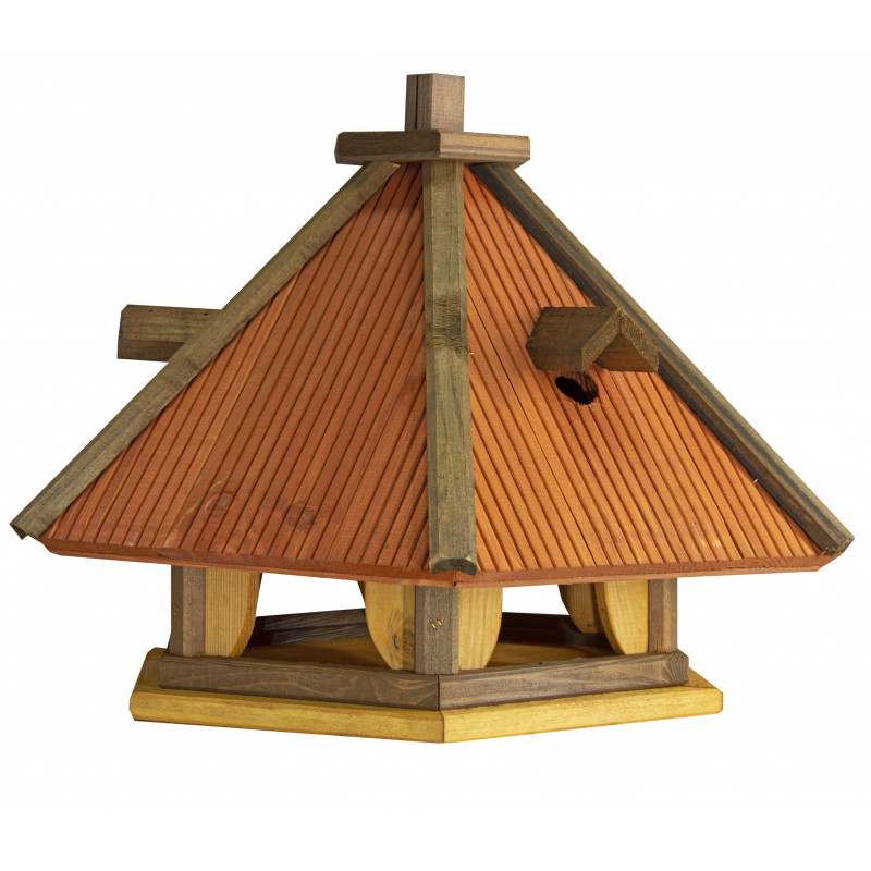 Karmnik dla ptaków DUŻY drewniany KAWKA I