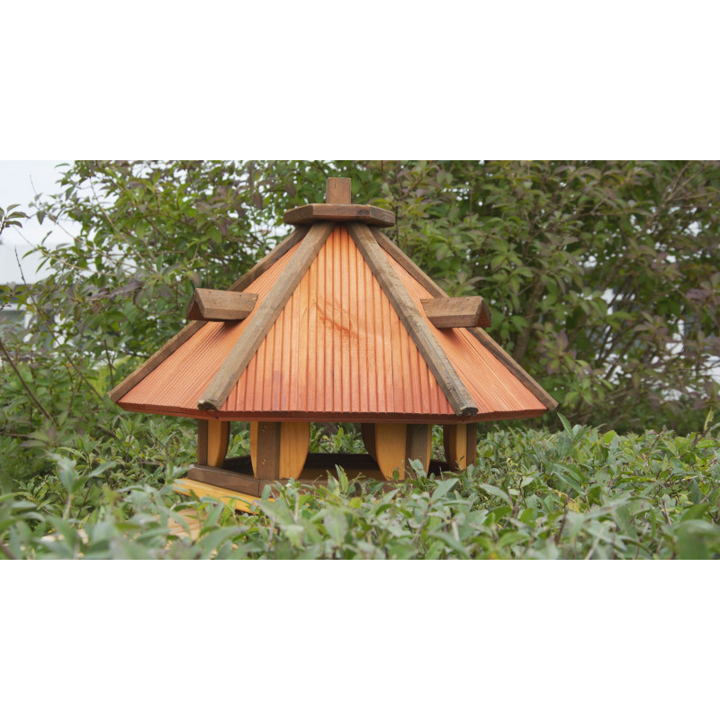 Karmnik dla ptaków DUŻY drewniany KAWKA I